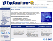 Tablet Screenshot of expoconsultores.com
